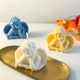 Listing 3 of 9 for 3D Angel Silicone Candle Mold DIY Aromatic Candle Making Plaster Soap Resin