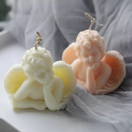 Listing 5 of 9 for 3D Angel Silicone Candle Mold DIY Aromatic Candle Making Plaster Soap Resin