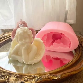 Listing 6 of 9 for 3D Angel Silicone Candle Mold DIY Aromatic Candle Making Plaster Soap Resin