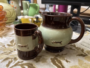 Listing 1 of 5 for Denby hunting jug and mug