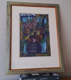 Listing 3 of 17 for +++ IMPRESSIVE " B?J. ROBINSON - SUMMER FLOWERS II " PAINTING +++