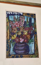 Listing 5 of 17 for +++ IMPRESSIVE " B?J. ROBINSON - SUMMER FLOWERS II " PAINTING +++