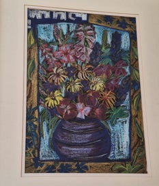 Listing 9 of 17 for +++ IMPRESSIVE " B?J. ROBINSON - SUMMER FLOWERS II " PAINTING +++