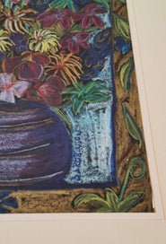 Listing 13 of 17 for +++ IMPRESSIVE " B?J. ROBINSON - SUMMER FLOWERS II " PAINTING +++