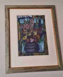 Listing 16 of 17 for +++ IMPRESSIVE " B?J. ROBINSON - SUMMER FLOWERS II " PAINTING +++