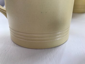 Listing 6 of 10 for WEDGWOOD Keith Murray Straw Tankards and Large Jug