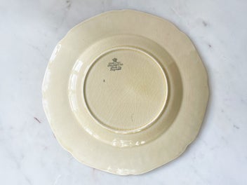Listing 3 of 9 for Vintage Crown Ducal “Florentine” Dinner Plate – Embossed Floral Rim (26.5cm)