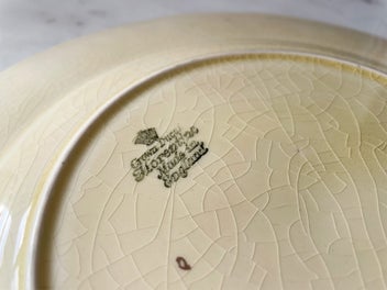 Listing 4 of 9 for Vintage Crown Ducal “Florentine” Dinner Plate – Embossed Floral Rim (26.5cm)