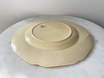 Listing 9 of 9 for Vintage Crown Ducal “Florentine” Dinner Plate – Embossed Floral Rim (26.5cm)