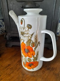 Listing 2 of 4 for J & G Meakin poppies coffee pot