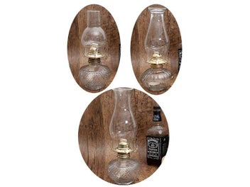 Listing 6 of 9 for Lamp Oil Burner Kerosene Parts Wick Antique Wicks Holder Burning Lampsaccessory