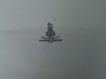 Listing 14 of 14 for 76 piece ROYAL DOULTON PLATINUM CONCORD DINNER SET 76 pieces