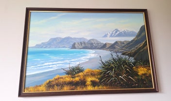 Listing 5 of 17 for +++ IMPRESSIVE ORIGINAL " S. MILL" OIL PAINTING +++