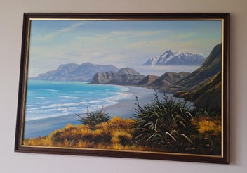 Listing 7 of 17 for +++ IMPRESSIVE ORIGINAL " S. MILL" OIL PAINTING +++