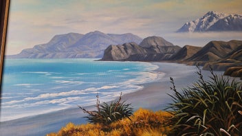 Listing 15 of 17 for +++ IMPRESSIVE ORIGINAL " S. MILL" OIL PAINTING +++