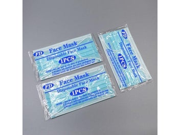 Listing 4 of 9 for In Stock Individually Packaged Mask Melt Blown Cloth Disposable Face Masks 3