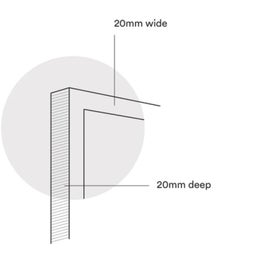 Listing 6 of 6 for Black & White framed print: Crashing wave