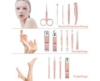 Listing 2 of 5 for Manicure Set, Pedicure Set, 15 Piece Nail Clipper Set, Nail Care, Nail Clippe