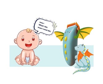 Listing 4 of 4 for Silent Kids Hair Trimmers Quiet Baby Hair Clippers Chargeable Waterproof Cord