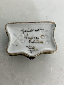 Listing 8 of 15 for Vintage French Limoges hand painted trinket box
