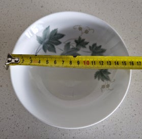 Listing 5 of 6 for (WI23) NORITAKE CHINA WILD IVY: MEDIUM SOUP & SMALL SOUP & FRUIT SALAD BOWLS