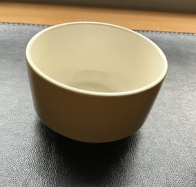 Listing 2 of 4 for CROWN LYNN MUSTARD COLOUR GLAZE SUGAR BOWL