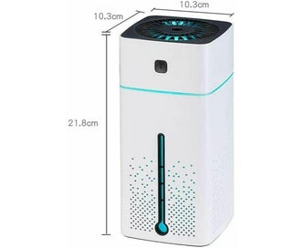 Listing 2 of 9 for 1L Ultrasonic Air Humidifier Mist Aroma Purifier LED Light USB White