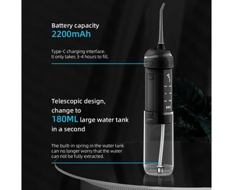 Listing 5 of 6 for Stretch Oral Irrigator Intelligent Portable Dental Water Jet Flosser Teeth Clean
