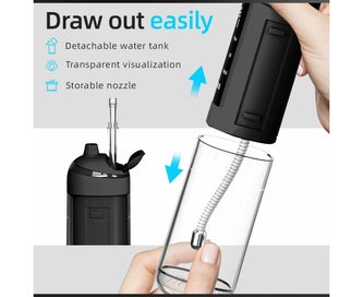 Listing 6 of 6 for Stretch Oral Irrigator Intelligent Portable Dental Water Jet Flosser Teeth Clean