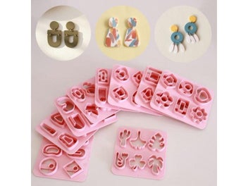 Listing 3 of 9 for 6Type/Set Mini Leaf Flower Geometry Pattern Polymer Clay Cutter 3D Printing