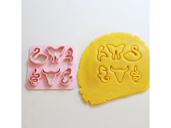 Listing 5 of 9 for 6Type/Set Mini Leaf Flower Geometry Pattern Polymer Clay Cutter 3D Printing