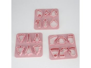 Listing 6 of 9 for 6Type/Set Mini Leaf Flower Geometry Pattern Polymer Clay Cutter 3D Printing