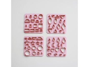 Listing 7 of 9 for 6Type/Set Mini Leaf Flower Geometry Pattern Polymer Clay Cutter 3D Printing