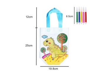 Listing 13 of 16 for DIY Environmental Protection Graffiti Bag Handmade Painting Non-Woven Bag For
