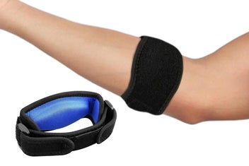 Listing 1 of 8 for 2PCS Elbow Braces Arm Support for Tennis Golf Sports Pain Relief