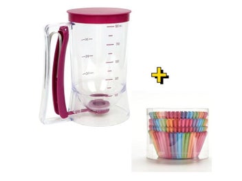 Listing 1 of 10 for 900ml Batter Flour Paste Dispenser For Cupcake Cookie Cake Muffins Measuring