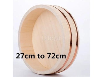 Listing 9 of 16 for Korean Food Japanese Style Copper Edge Basin Big Bowl Bucket Cuisine Bibimbap