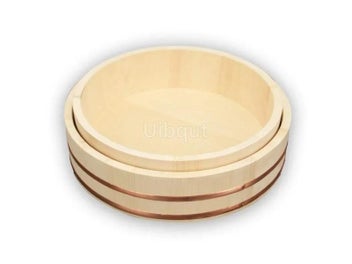 Listing 10 of 16 for Korean Food Japanese Style Copper Edge Basin Big Bowl Bucket Cuisine Bibimbap