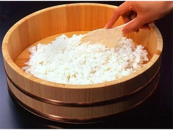 Listing 12 of 16 for Korean Food Japanese Style Copper Edge Basin Big Bowl Bucket Cuisine Bibimbap