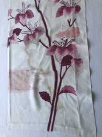Listing 5 of 20 for Vintage Japanese Decorative Silk Fabric Piece Old Kimono Panel