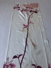 Listing 7 of 20 for Vintage Japanese Decorative Silk Fabric Piece Old Kimono Panel