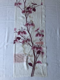 Listing 8 of 20 for Vintage Japanese Decorative Silk Fabric Piece Old Kimono Panel