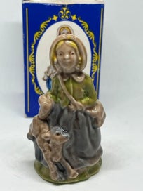 Listing 1 of 7 for Vintage Wade England Mary Had A Little Lamb Nursery Rhyme Figurine