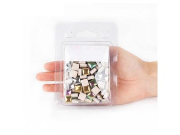 Listing 4 of 9 for 500 Pcs/pack Crystal Glass Mosaic DIY Hobbies Tile Creativity Art Handmade