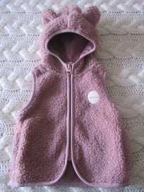 Listing 1 of 3 for Jamie Kay Neve Sherpa Vest - Powder Pink