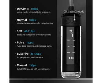 Listing 3 of 6 for Stretch Oral Irrigator Intelligent Portable Dental Water Jet Flosser Teeth Clean