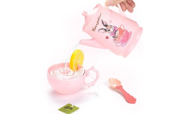 Listing 3 of 9 for Pretend Play Tea Party Set Dessert and Carrying Case for Kids Role Play -Bunny