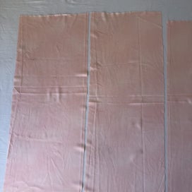 Listing 8 of 13 for Vintage Japanese Pink Silk Kimono Panels Fabric Pieces X3