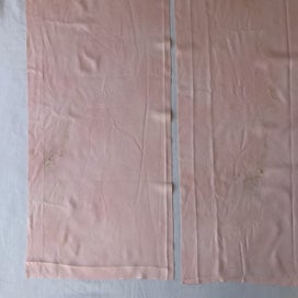 Listing 11 of 13 for Vintage Japanese Pink Silk Kimono Panels Fabric Pieces X3