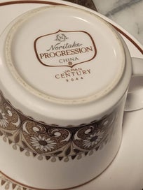 Listing 5 of 7 for Vtg Noritake Progression Century Cup-Saucer-Plate Trio x2 #9044 ~ Japan 80s